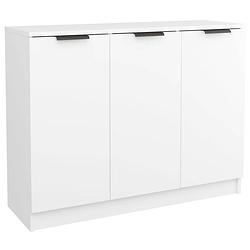 Foto van Vidaxl dressoir 90,5x30x70 cm bewerkt hout wit