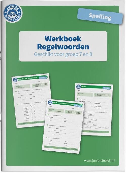 Foto van Werkboek spelling regelwoorden groep 7 en 8 - paperback (9789492265883)