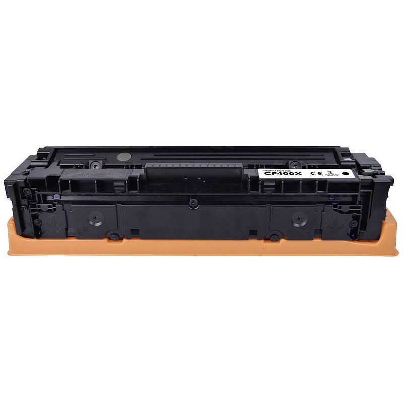 Foto van Renkforce rf-5609708 toner single vervangt hp 201x, cf400x zwart 2800 bladzijden compatibel tonercassette