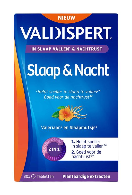 Foto van Valdispert nacht melatonine tabletten