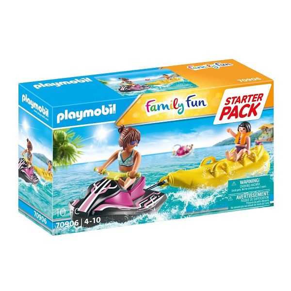 Foto van 70906 playmobil starterpack waterscooter met bananenboot