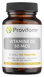 Foto van Proviform vitamine d3 50mcg tabletten