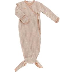 Foto van Snoozebaby pyjama milky rust katoen lichtbruin mt 3-6 maanden