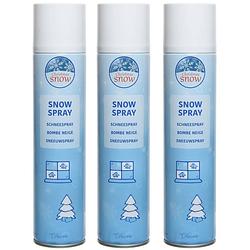 Foto van 6x sneeuwspray/spuitsneeuw bussen 300 ml - decoratiesneeuw