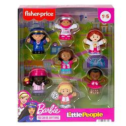 Foto van Fisher price barbie you can be anything figure pack 7-pack