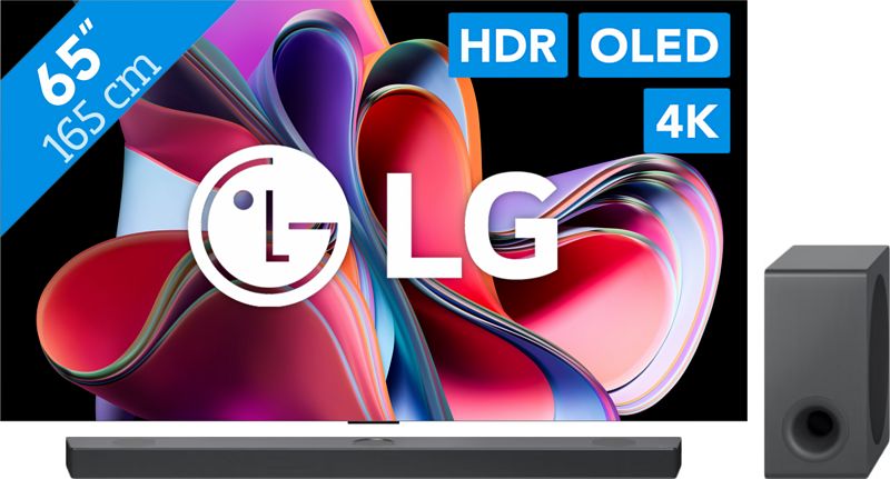 Foto van Lg oled65g36la + soundbar