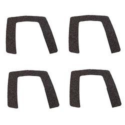 Foto van Ergotec stickers schuurpapier voor pedalen-ep-f 4 stuks zwart