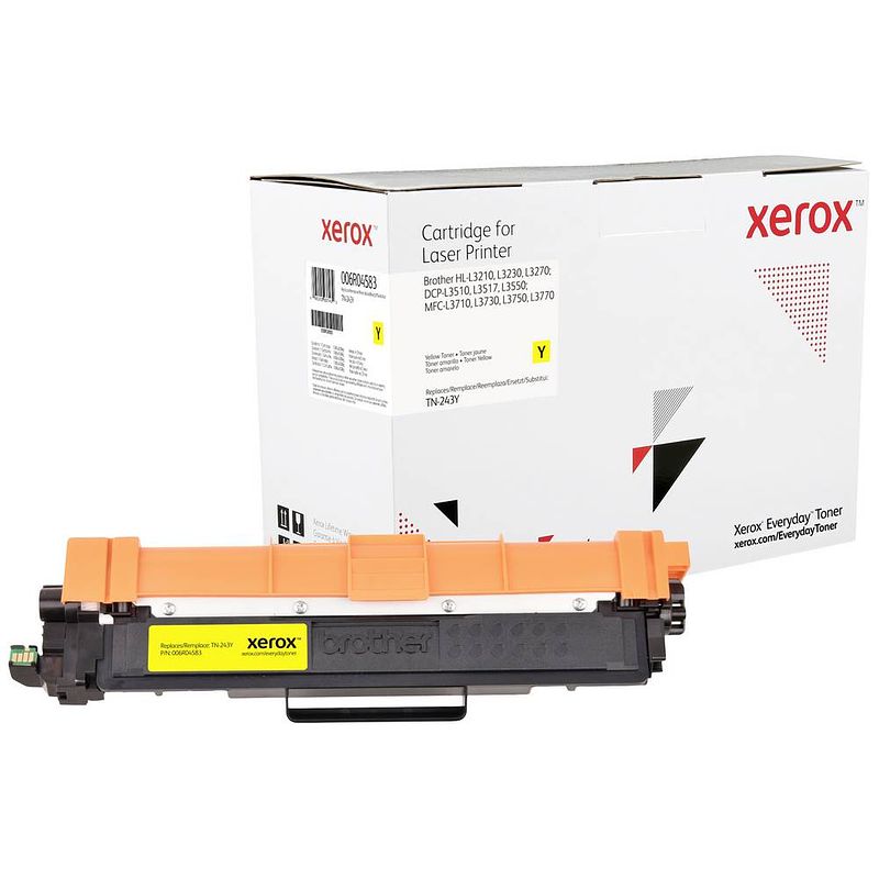 Foto van Xerox toner vervangt brother tn-243y compatibel geel 1000 bladzijden everyday