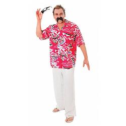 Foto van Rode hawaii blouse voor heren - carnavalsblouses