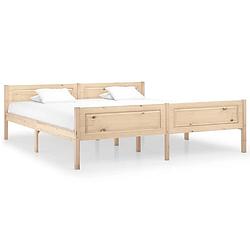 Foto van Vidaxl bedframe massief grenenhout 180x200 cm