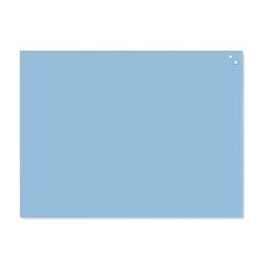 Foto van Naga - magnetisch glasbord - licht blauw - 60 x 80 cm - geschikt voor whiteboard markers