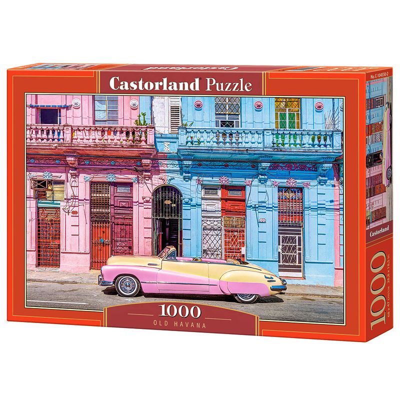 Foto van Castorland legpuzzel old havana 68 x 47 cm 1000 stukjes