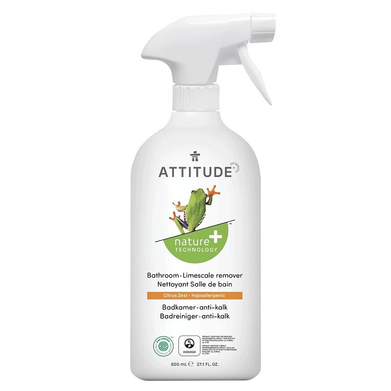 Foto van Attitude ecologische badkamer anti kalk spray