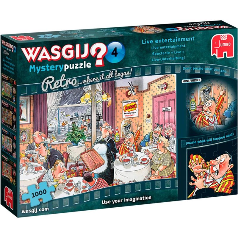 Foto van Jumbo legpuzzel wasgij mystery 4 live entertainment 1000 stukjes