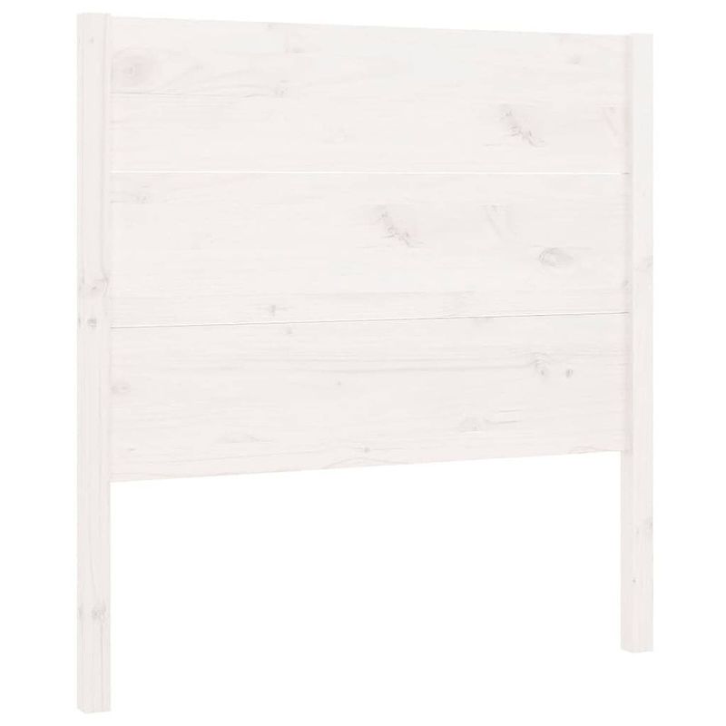 Foto van The living store hoofdeinde grenenhout - wit - 81 x 4 x 100 cm - trendy design