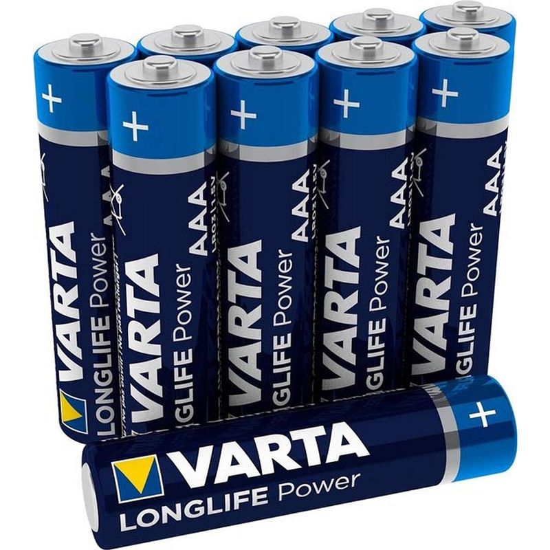 Foto van Varta aaa longlife batterijen - 12 stuks