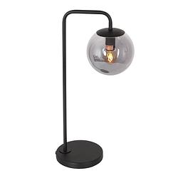 Foto van Steinhauer design tafellamp - rookglas - zwart