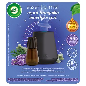 Foto van Air wick essential mist automatische luchtverfrisser innerlijke rust starter kit bij jumbo
