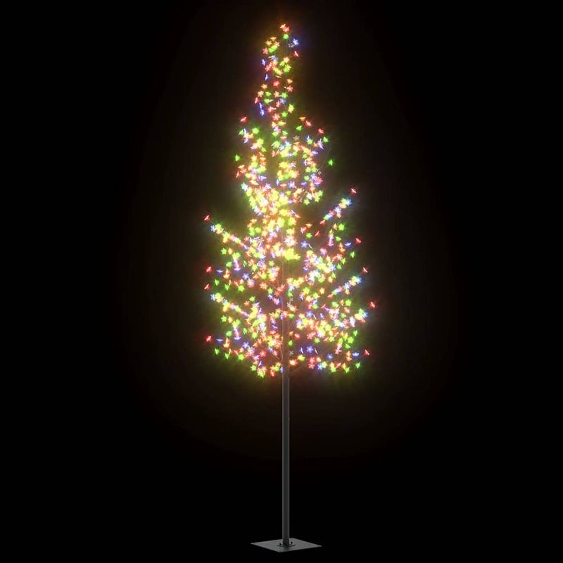 Foto van Vidaxl kerstboom met 600 led'ss meerkleurig licht kersenbloesem 300 cm