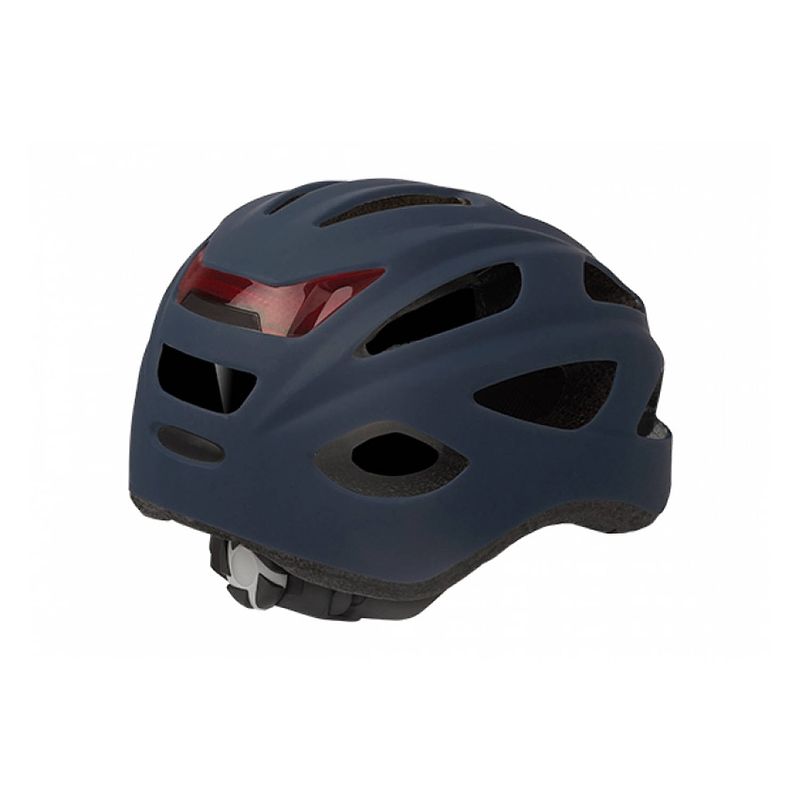 Foto van Polisport city go fietshelm met led light m 54-59cm mat denim