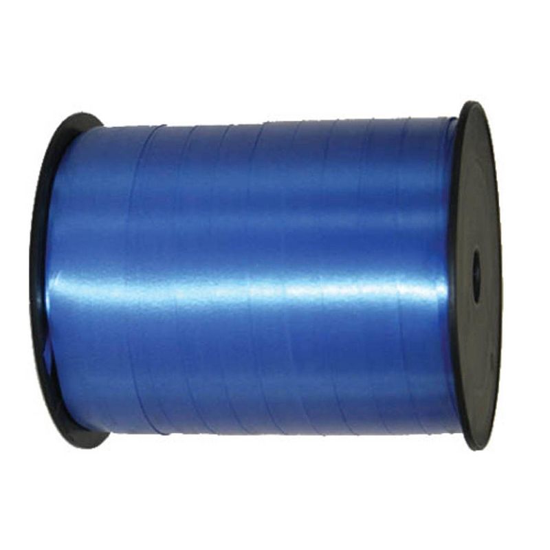 Foto van Cadeaulint/sierlint in de kleur blauw 5 mm x 500 meter - cadeauversiering