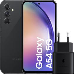 Foto van Samsung galaxy a54 256gb zwart 5g + samsung snellader zwart