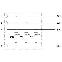 Foto van Phoenix contact 1403967 sensor/actuator aansluitkabel aantal polen: 4 10.00 m 1 stuk(s)