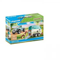 Foto van 70511 playmobil country auto met aanhanger