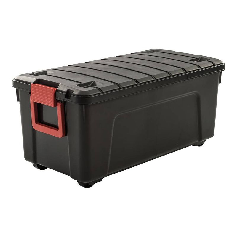 Foto van Iris store it all opbergbox - 110 liter - zwart/rood