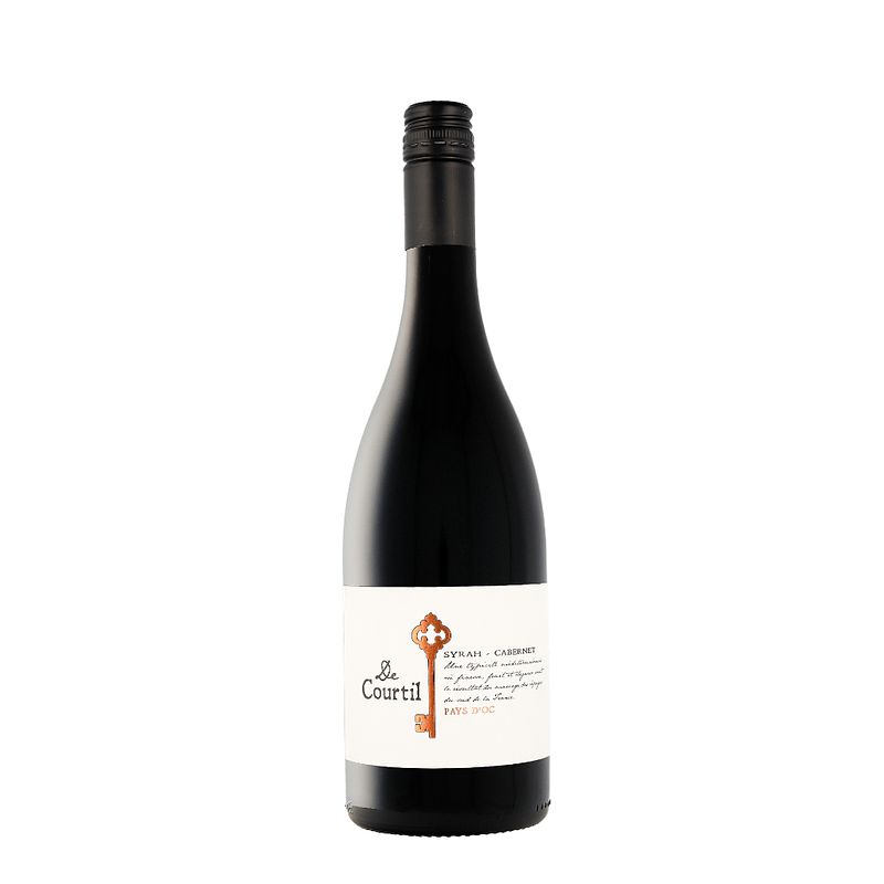 Foto van De courtil syrah carbernet 2021 75cl wijn