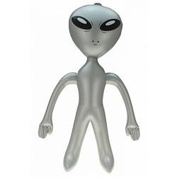 Foto van Opblaasbare aliens grijs 64 cm - opblaasfiguren