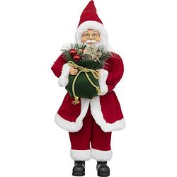 Foto van Feeric christmas kerstman/kerstpop beeld - h50 cm - rood - staand - kerstman pop