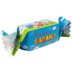 Foto van Paper dreams cadeauverpakking sarah 20 cm karton blauw