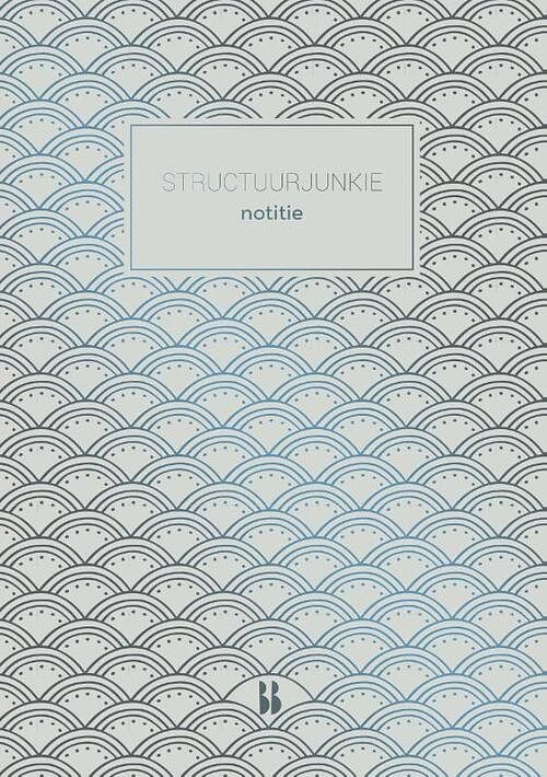 Foto van Structuurjunkie notitieboek (grijs) - cynthia schultz - paperback (9789463492836)