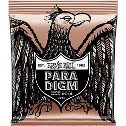 Foto van Ernie ball paradigm extra light phosphor bronze 010 - 050