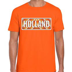 Foto van Holland / nederlands elftal supporter t-shirt oranje voor heren l - feestshirts