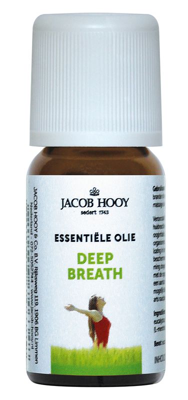 Foto van Jacob hooy essentiële olie deep breath