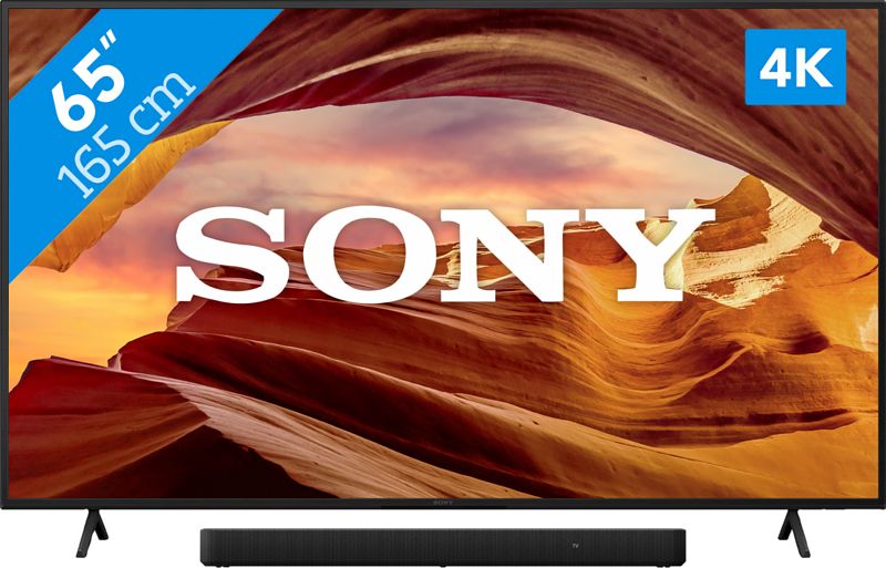 Foto van Sony kd-65x75wl (2023) + soundbar