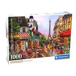 Foto van Clementoni puzzel flowers in paris compact box 1000 stukjes
