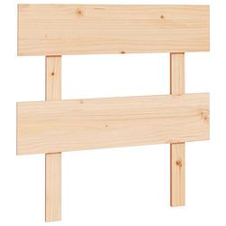 Foto van The living store houten hoofdeinde - 103.5 x 3 x 81 cm - grenenhout