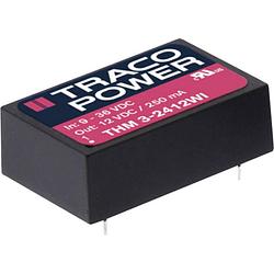 Foto van Tracopower thm 3-0512wi dc/dc-converter, print 5 v/dc 12 v/dc 250 ma 3 w aantal uitgangen: 1 x