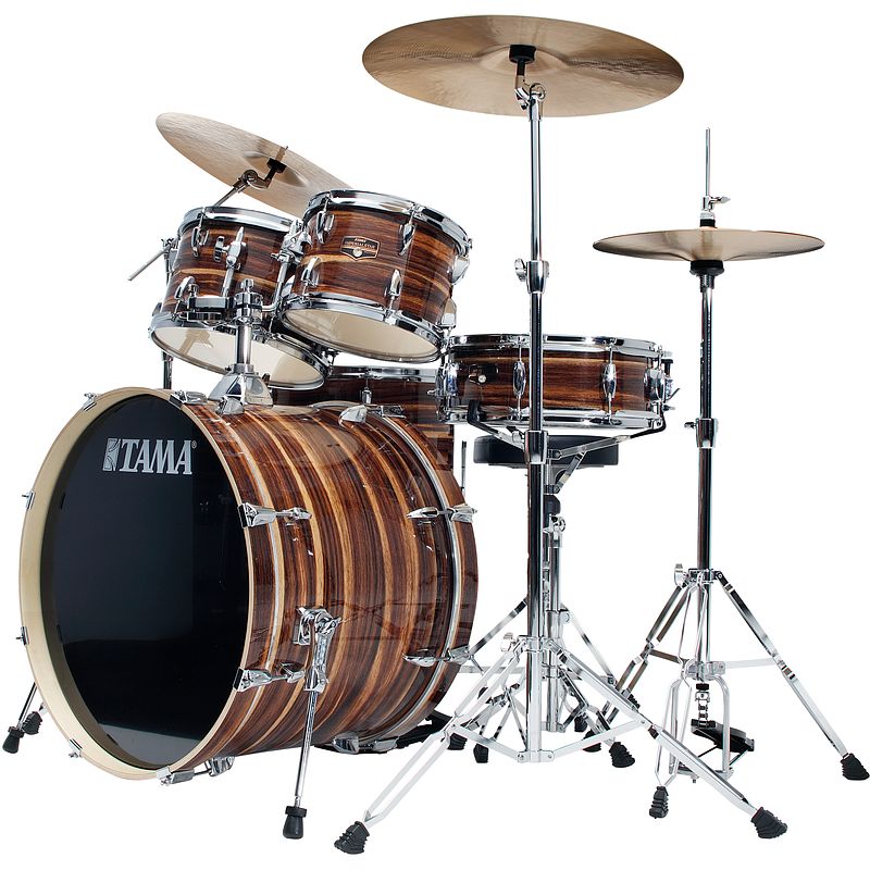 Foto van Tama ie62h6w-ctw imperialstar coffee teak wrap 6d. drumstel