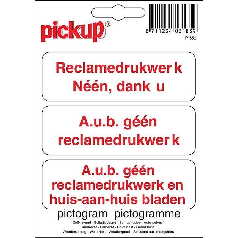 Foto van Pictogram 10 x 10 cm