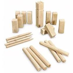 Foto van Hi kubb blokkenspel - familiespel - houten blokken