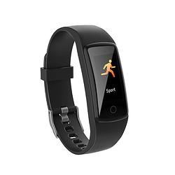 Foto van Umbro smartwatch - activity tracker bluetooth - sporthorloge met stappenteller en thermometer - zwart