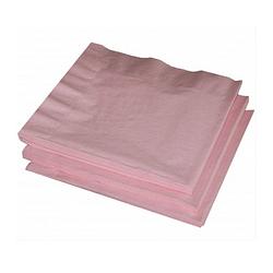 Foto van 40x licht roze kleuren thema servetten 33 x 33 cm - feestservetten