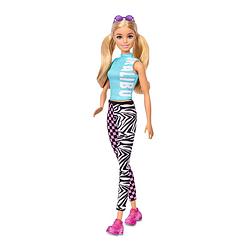 Foto van Barbie tienerpop fashionistas meisjes 30 cm lichtblauw/roze
