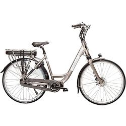 Foto van Vogue elektrische stadsfiets premium 28 inch 48 cm dames 7v rollerbrake champagne