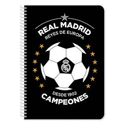 Foto van Real madrid cf schrift junior 17 x 25 cm papier zwart