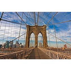 Foto van Dimex brooklyn bridge vlies fotobehang 375x250cm 5-banen